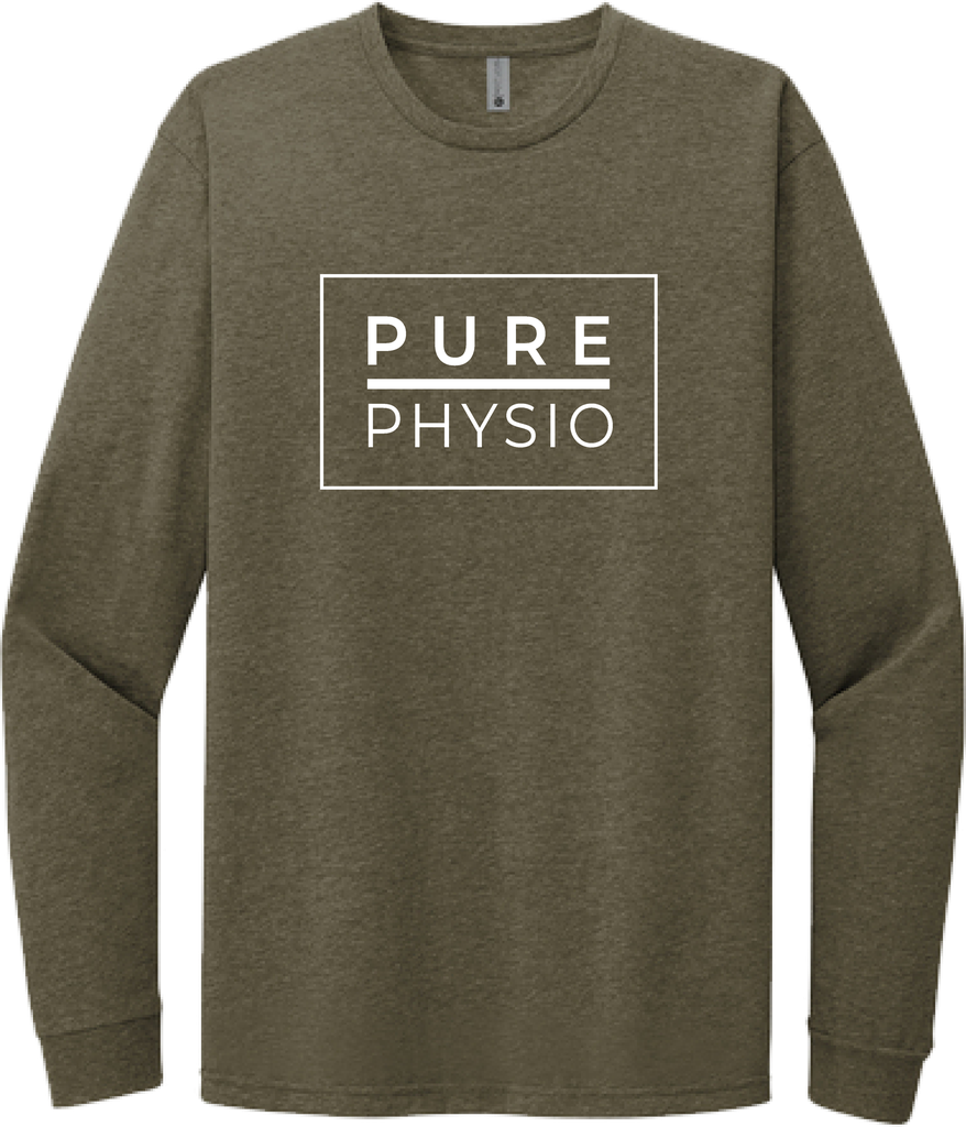 Pure Physio Next Level Apparel Unisex CVC Long Sleeve Tee Shirt PURENL6211