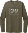 Pure Physio Next Level Apparel Unisex CVC Long Sleeve Tee Shirt PURENL6211