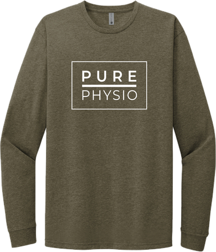 Pure Physio Next Level Apparel Unisex CVC Long Sleeve Tee Shirt PURENL6211